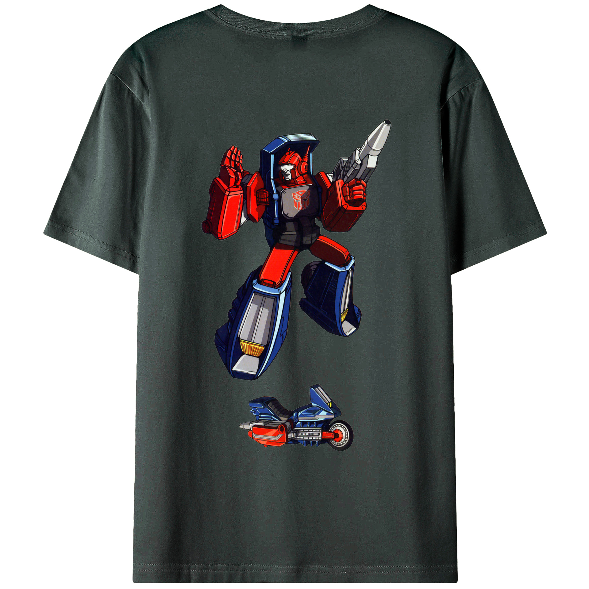 （画像用）  綿100％ メンズ半袖Tシャツ（バックプリント） 通気性